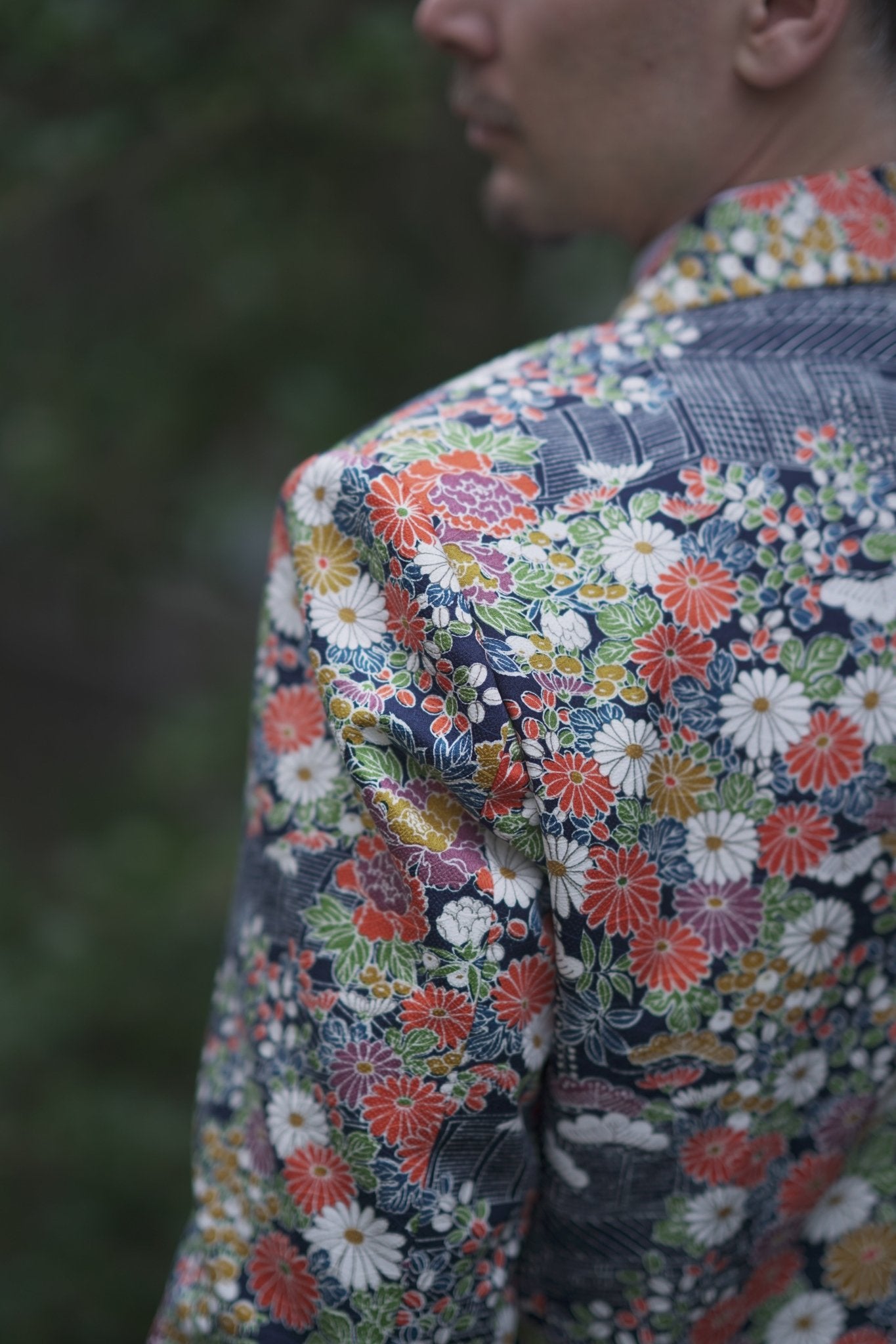 Sebiro 背広 Custom Kimono Blazer - Kimono Koi