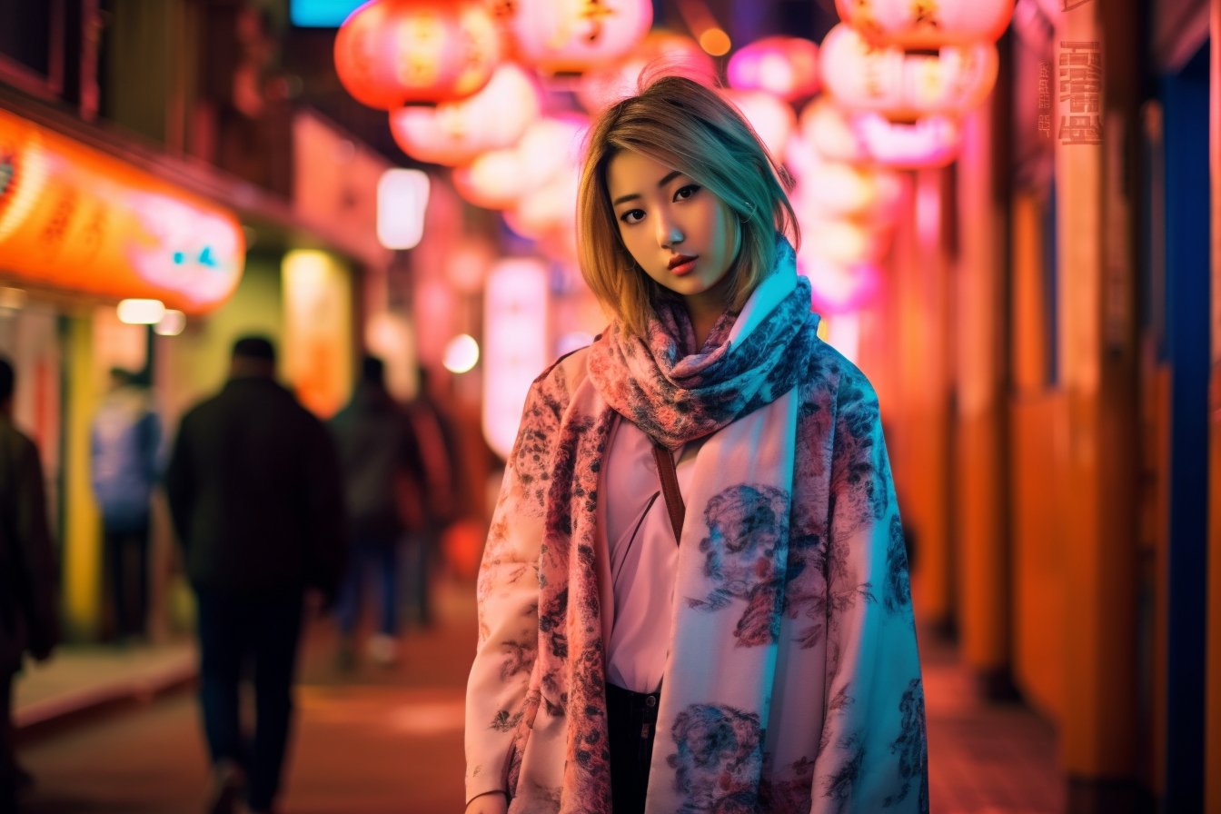 Kimono Koi Artisan Scarf - Kimono Koi