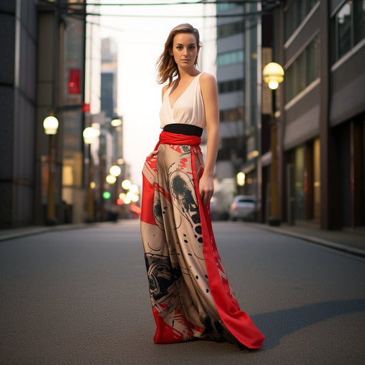 Kimono Wrap Pants - Kimono Koi