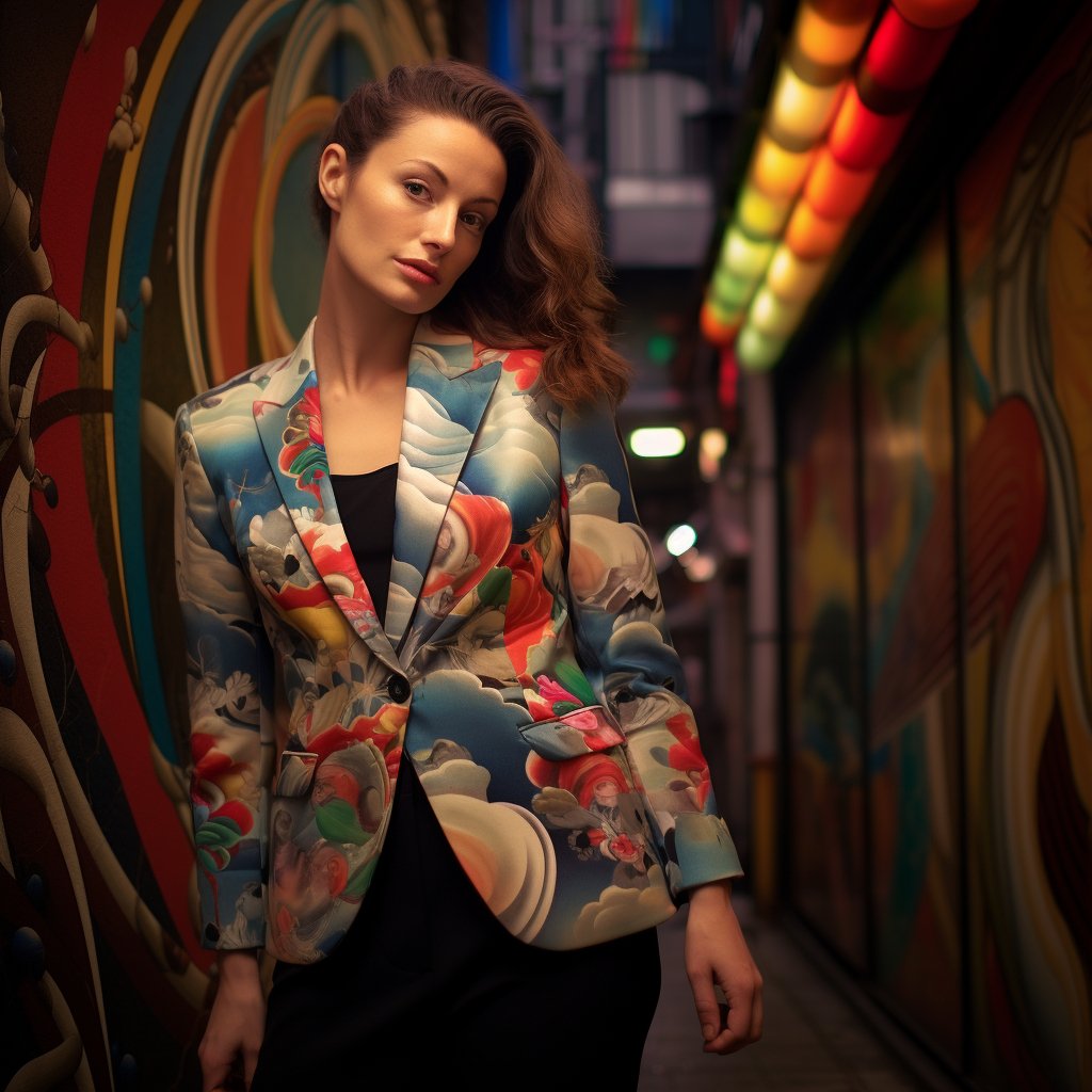 Women's Kimono Blazer - Kimono Koi