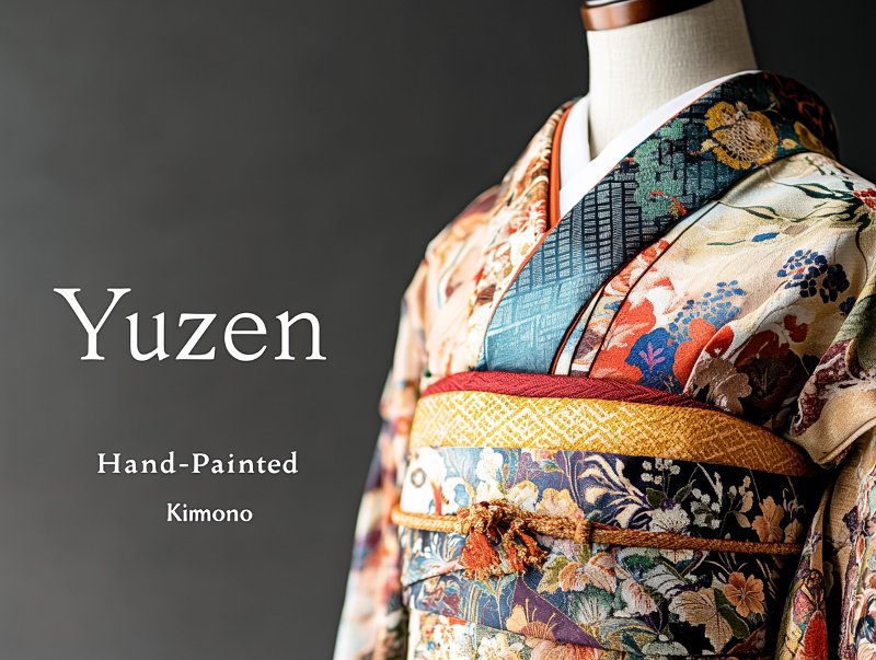 The Art of Yuzen Style Kimono - Kimono Koi