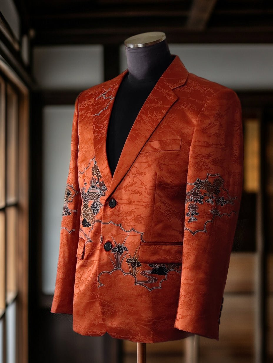 Copper Zen Kimono Jacket - Kimono Koi