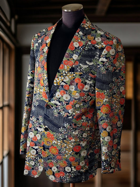 Floral Symphony: Kimono Jacket - Kimono Koi