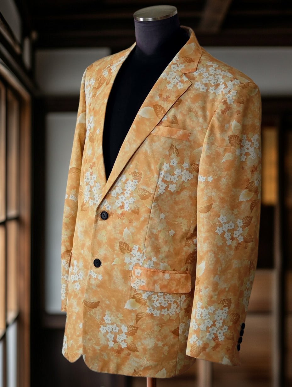 Golden Bloom: Kimono Jacket - Kimono Koi