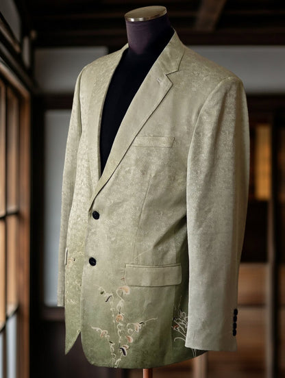 Whispering Green: Kimono Jacket - Kimono Koi