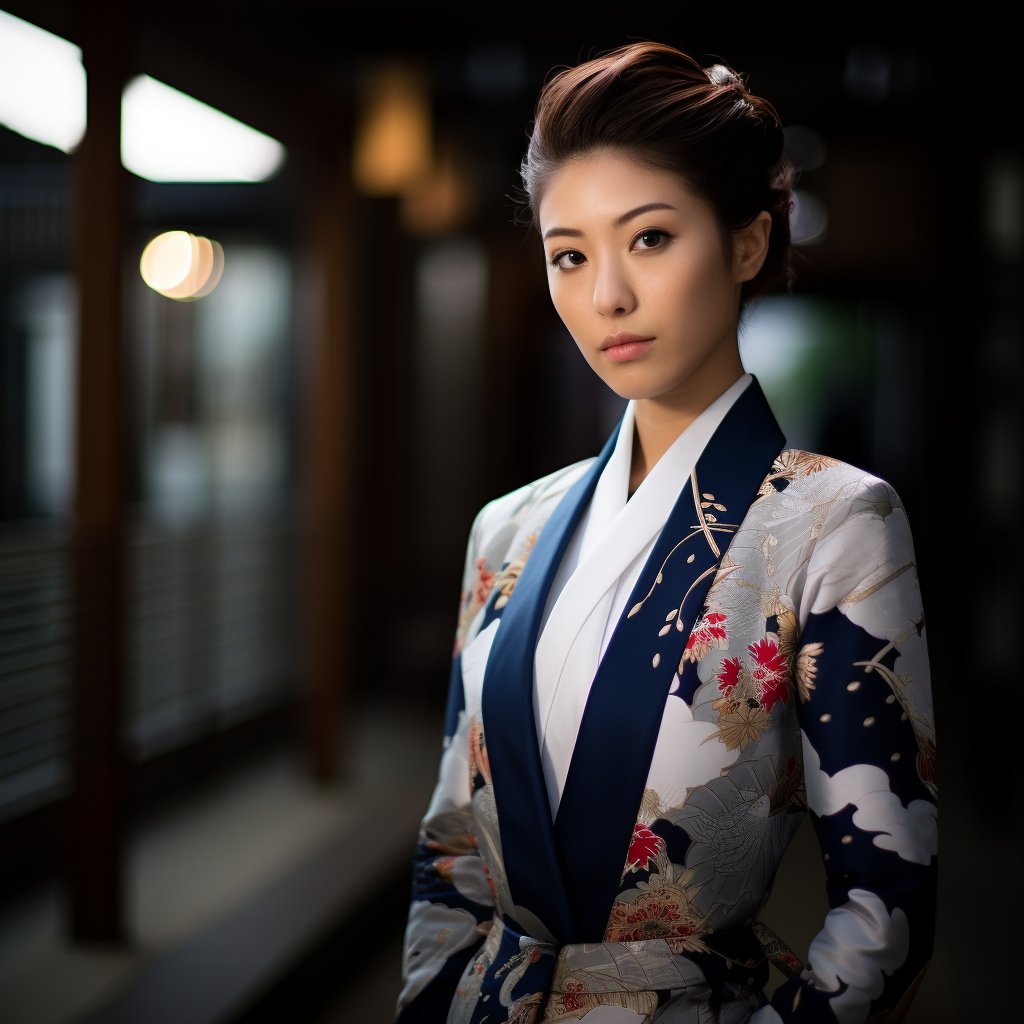 Women's Kimono Blazer - Kimono Koi