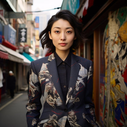 Women's Kimono Blazer - Kimono Koi